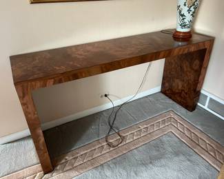 Copper clad sofa/console table 60"W x 28"H x 18"D