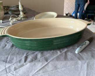 Le Creuset au gratin dish