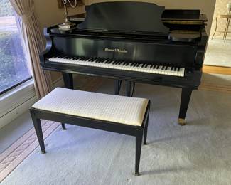 Mason & Hamlin model A grand piano