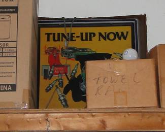 Tune Up Now light up sign