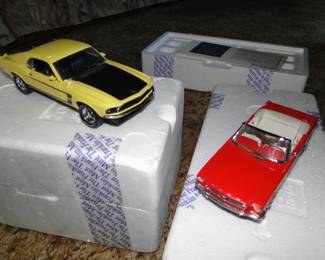 Franklin Mint Mustangs