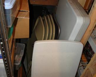 Folding Chairs, Tables
