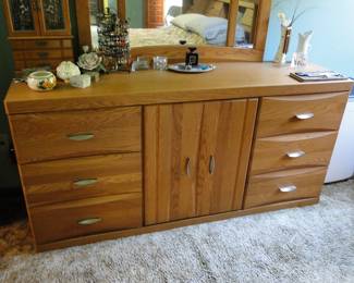 Pallister long dresser with mirror