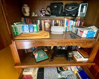 Miscellaneous office supplies and cameras
