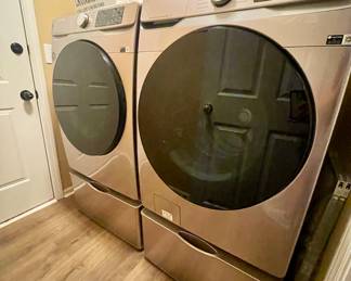 Samsung Washer and Dryer set purchased new less than 6 mos ago.  Will be sold as a pair.