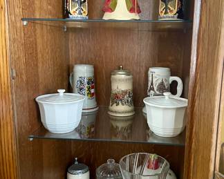 Beer steins, Lenox, holiday 