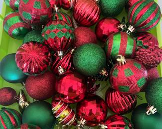 Christmas as ornaments 