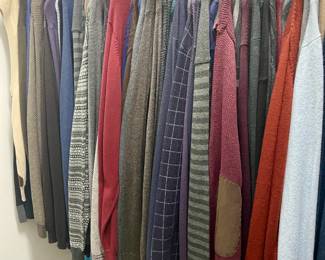 Lots of men's sweaters 