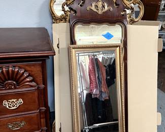 Antique guilded mirrors 