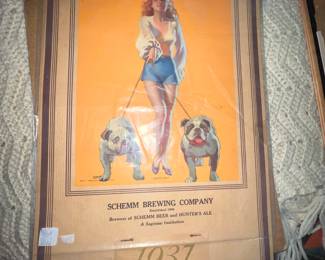 1937 scheme brewing company calendar 