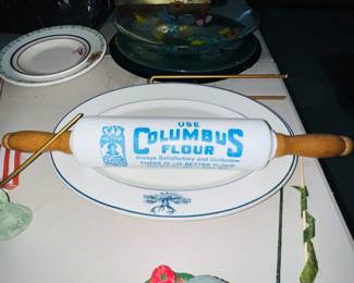 Columbus flour rolling pin 