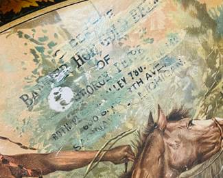 Banner Gold Beer - Native American Adverting Tray 