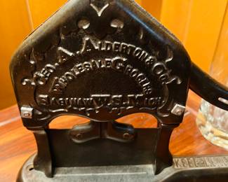 Saginaw Mi cast iron cigar cutter 