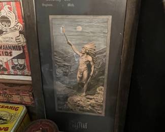 The J. H Schemm Brewing Company - Saginaw 1907 Framed 