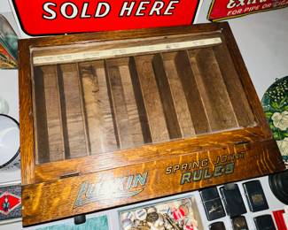 Lufkin rules display case 
