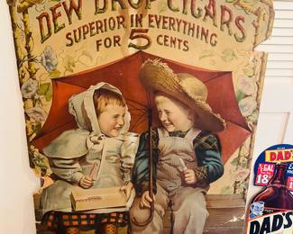 Large dew drop cigars 5 cents - almost 5ft 