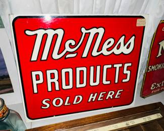McMess Products Sold Here Porcelain 