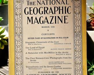 1926 National Geographic magazine