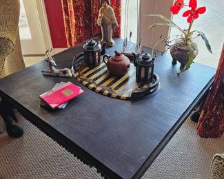 Low square coffee table 