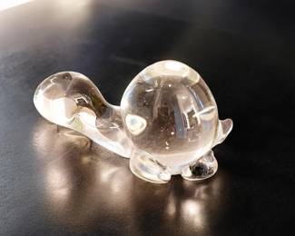 Glass happy turtle 