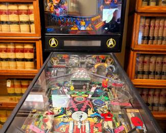 1991 data East brand Star Trek pinball machine  In excellent condition has key. Takes quarters to operate. 