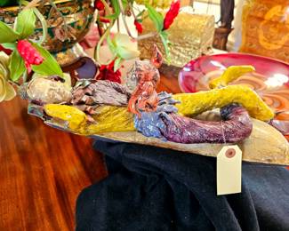 Handmade jester figurine