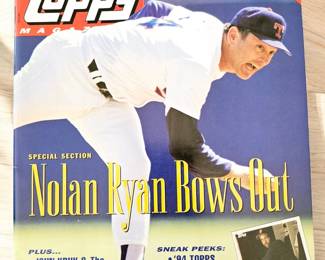Topps Nolan Ryan Bows out 