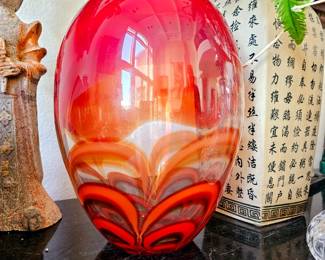 Large evolution by Waterford vase