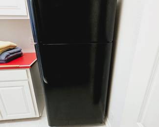 Black fridgidaire refridgerator 