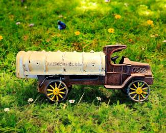 American Oil cast iron tanker