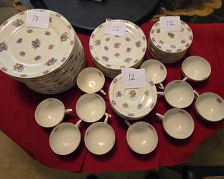 Vintage Haas Czjzek(H&C) Corodano Parisian Chintz 62 pc Set. to buy all of these on Ebay would cost over $1000.