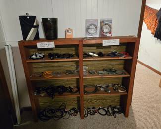 Basement, Study.  All kinds of PC and power cords.  Everything in this room 50% off price marked!