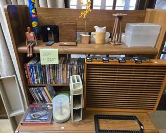 Living Rm.  Dvds. Desk.  Everything in this room 50% off price marked!