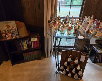 Living Rm.  Books, Bells.  Everything in this room 50% off price marked!