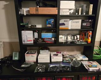 Basement, Study.  All kinds of PC hardware.  Everything in this room 50% off price marked!