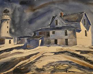 Original art by Darell Koons.  Signed and Dated 1965.  This is one of the few watercolor paintings he did.