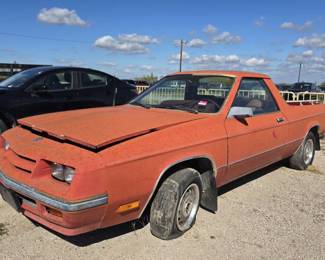 1984 Dodge Rampage, ORANGE