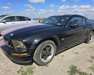 2007 Ford Mustang, BLACK