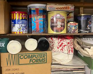 cans/boxes/vinyl records