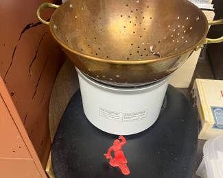 Vintage Copper Colander