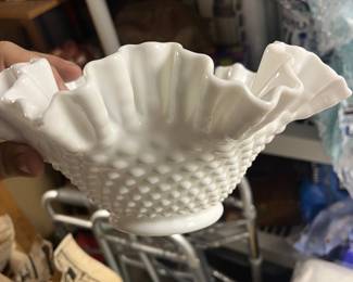 Fenton Milk Glass Bowl
