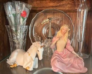 Lennox Princess Maiden and horse- Vases