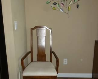2nd captains chair & wall decor