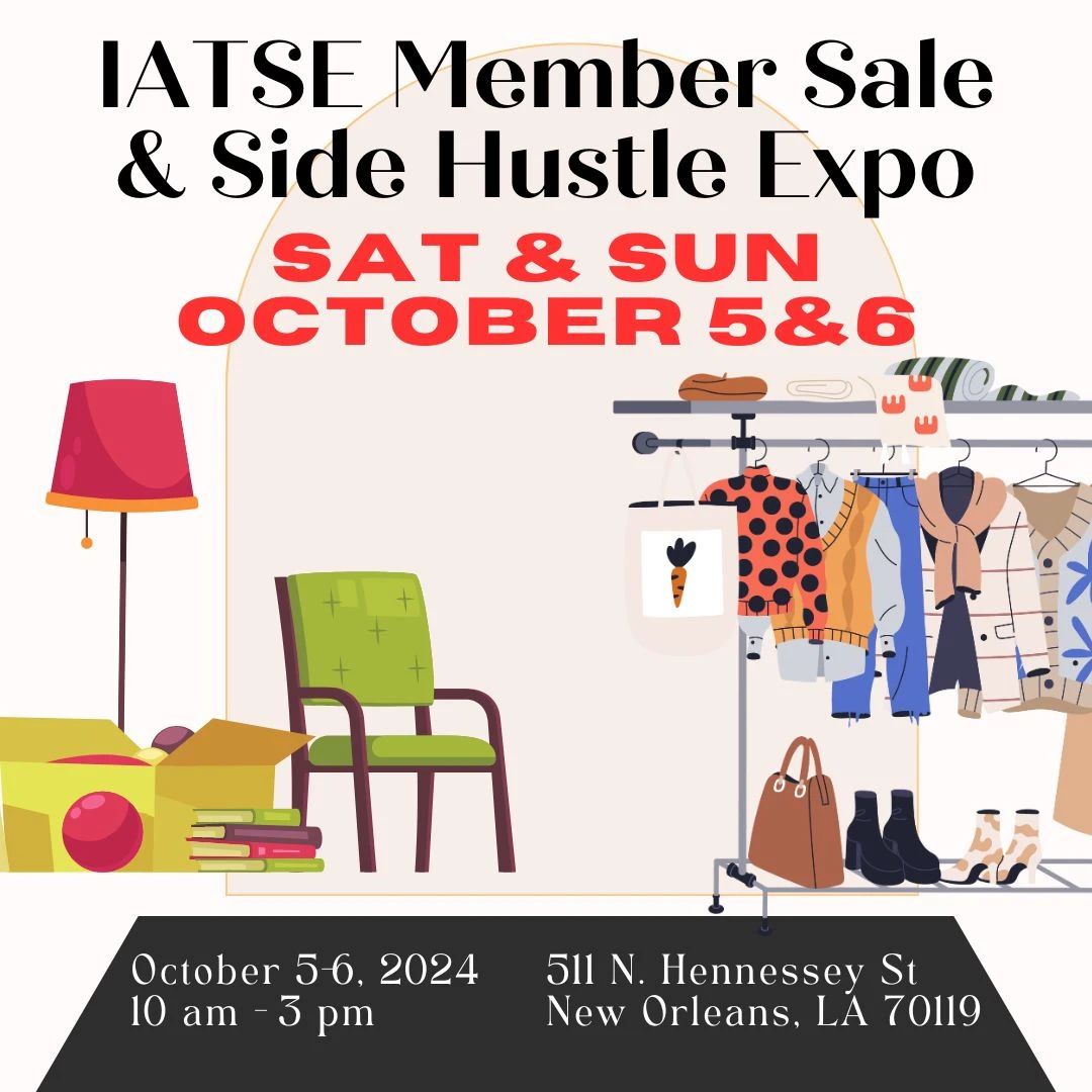 IATSE478 Garage Sale Flyer Instagram Post