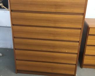 Tall dresser Teak made in Denmark - $400!