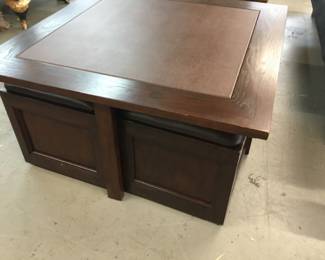 Low table with 4 stools - $100!