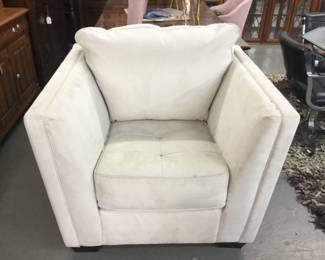 Suede chair, needs to be cleaned $50