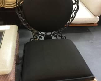 Pair of ornate low chairs - $100/pair! 
