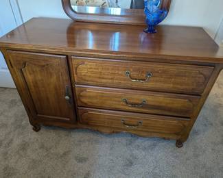Close-up of Dresser with Mirror.