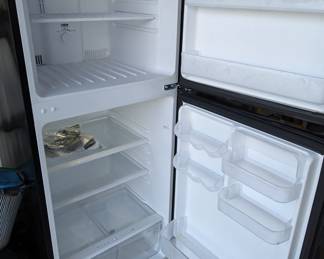 Interior of fridge.